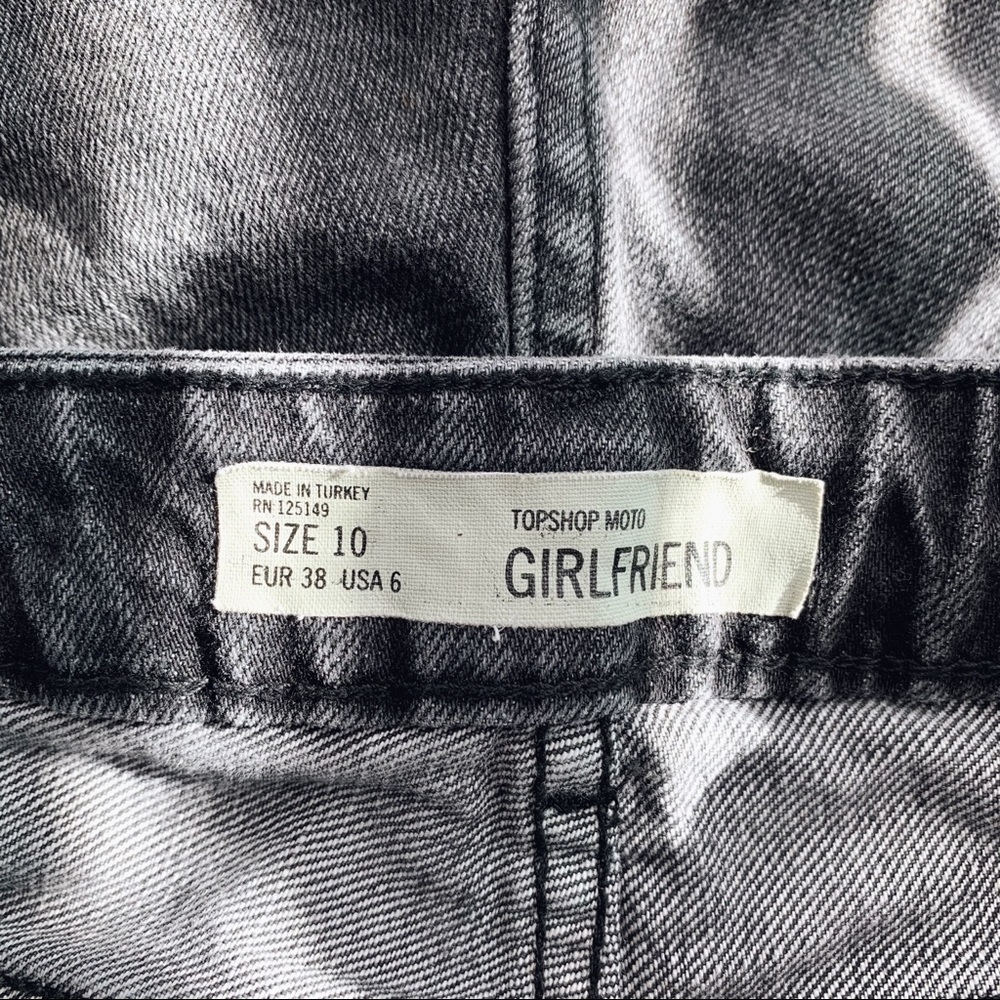 ❌SOLD❌Topshop Moto Girlfriend High Waist Shorts - Picture 5 of 6